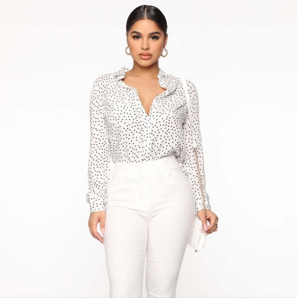Riley Polka Dot Dress Shirt